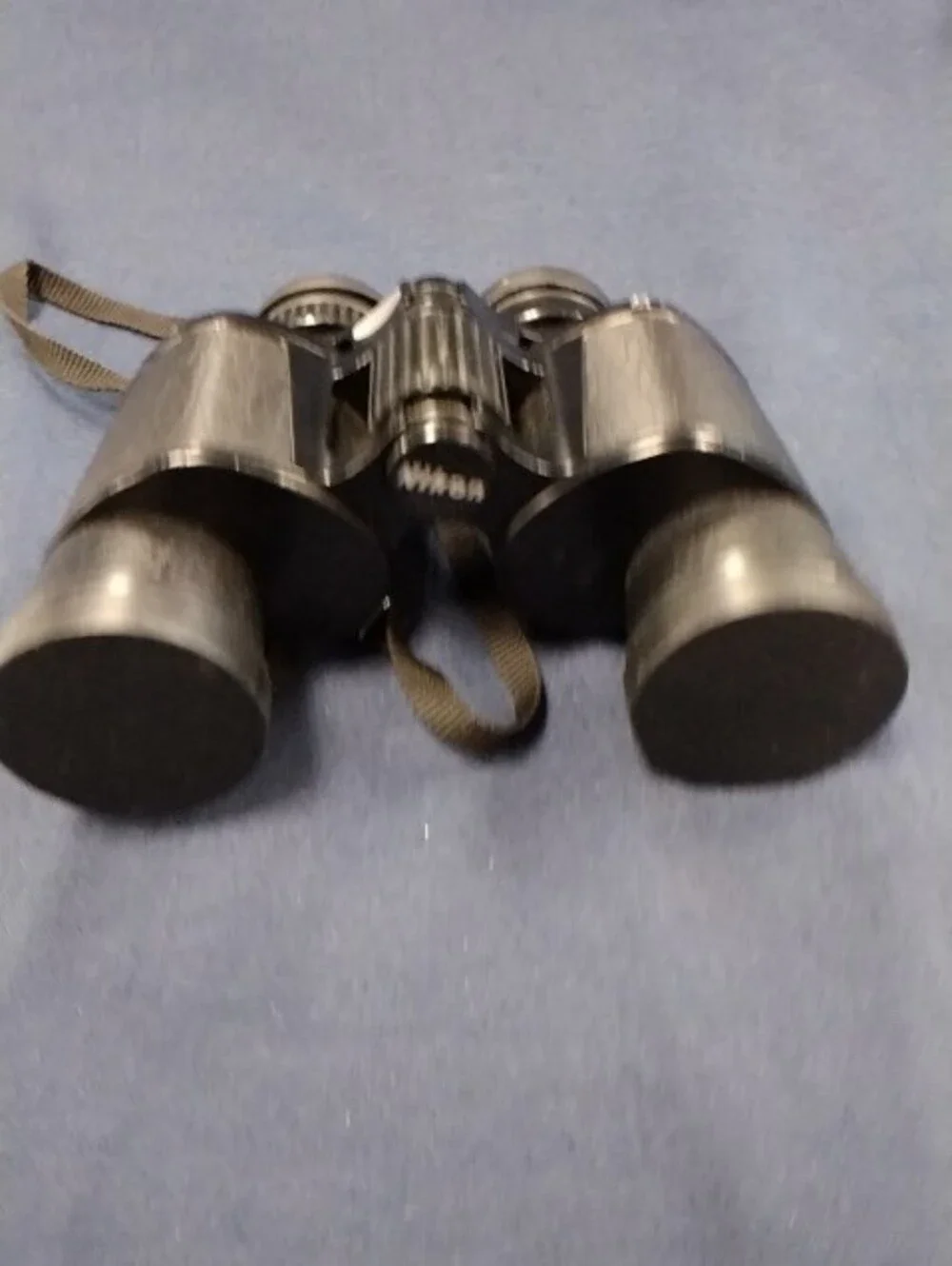 Nikon Black Binoculars with Brown Case